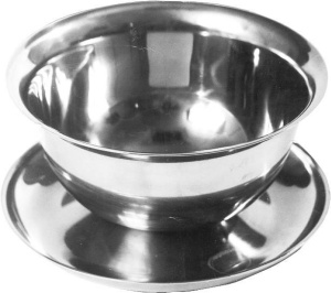 Bulionówka stalowa z podstawką - 0,35 l Hendi 431009