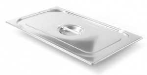 Pokrywka do GN Kitchen Line - z wycięciem na chochlę GN 1/1 | Hendi 806913