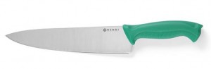 Nóż kucharski HACCP - 240 mm, zielony | Hendi 842713