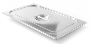 Pokrywka do GN Kitchen Line - z wycięciem na chochlę GN 1/4 | Hendi 806951