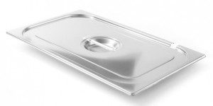 Pokrywka do GN Kitchen Line - z wycięciem na chochlę GN 1/9 | Hendi 806975