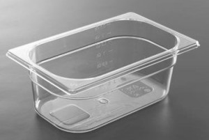 Pojemnik GN z poliwęglanu 1/4 200 mm | Hendi 861608