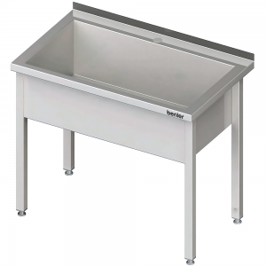 Stół z basenem 1-komorowym spawany 700x700x850 mm h=400 mm