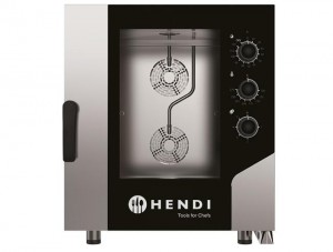 Piec konwekcyjno-parowy HENDI dla gastronomii 6 x GN 1/1, elektryczny | Hendi 221587