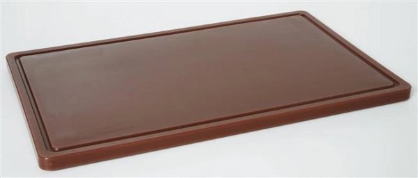 Deska do krojenia HACCP - GN 1/2 brązowa do gotowanego mięsa oraz wędlin | Hendi 826140