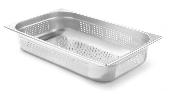 Pojemnik GN 1/1 Kitchen Line perforowany - 530x325 mm40 mm | Hendi 807118
