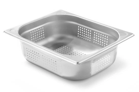 Pojemnik GN 1/2 Kitchen Line perforowany - 325x265 mm65 mm | Hendi 807323