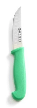 Nóż uniwersalny krótki HACCP - 90 mm, zielony | Hendi 842218