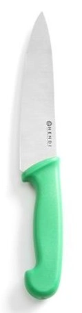 Nóż kucharski HACCP - 180 mm, zielony | Hendi 842614