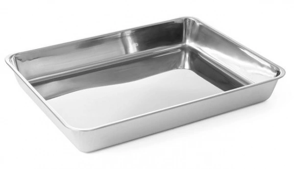 Pojemnik na mięso - stalowy 360 x 275 x 52 mm | Hendi 508305