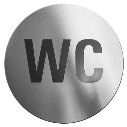 Tabliczka informacyjna samoprzylepna - WC | Hendi 663622