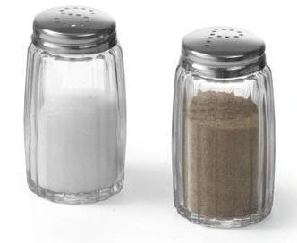 Zestaw do przypraw - solniczka i pieprzniczka | Hendi 465387