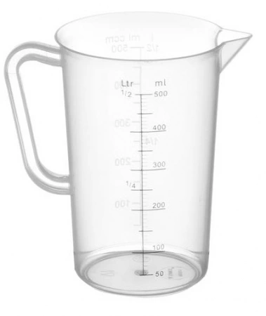 Miarka polipropylenowa podziałką 0,5 l | Hendi 567104