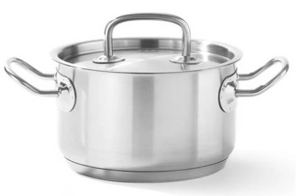 Garnek średni Kitchen Line z pokrywką 3,5 l; śr. 200 x 115 h | Hendi 836200