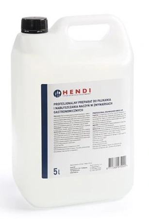 Profesjonalny preparat do płukania i nabłyszczania naczyń mytych w zmywarkach gastronomicznych 5 litrów | Hendi 975022