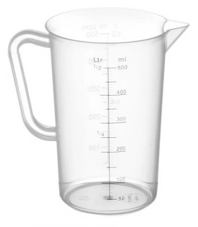 Miarka polipropylenowa podziałką 5 l | Hendi 567500