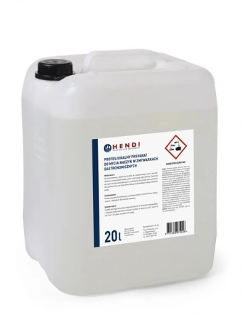 Profesjonalny preparat do mycia naczyń w zmywarkach gastronomicznych20 litrów | Hendi 975046