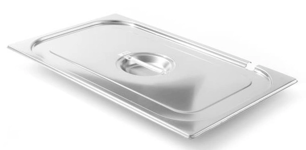 Pokrywka do GN Kitchen Line - z wycięciem na chochlę GN 1/2 | Hendi 806937