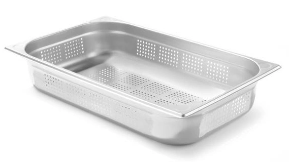 Pojemnik GN 1/1 Kitchen Line perforowany - 530x325 mm100 mm | Hendi 807132