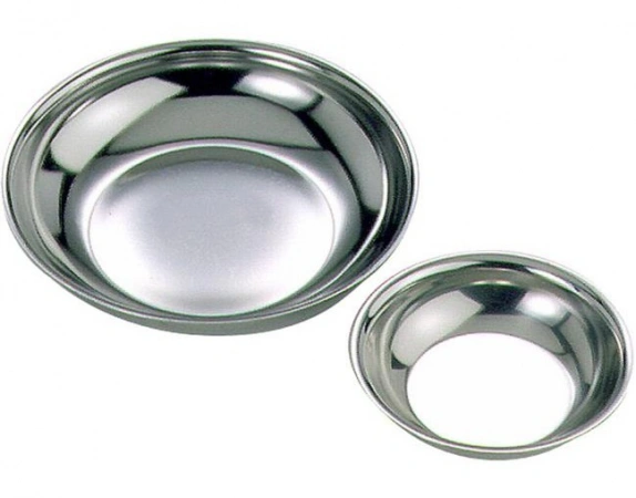 Salaterka na cukier lub bitą śmietanę - stalowa śr. 65 mm, zestaw 6 szt. | Hendi 452714