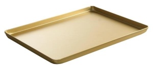 Taca ekspozycyjna 40 x 30 złota aluminiowa