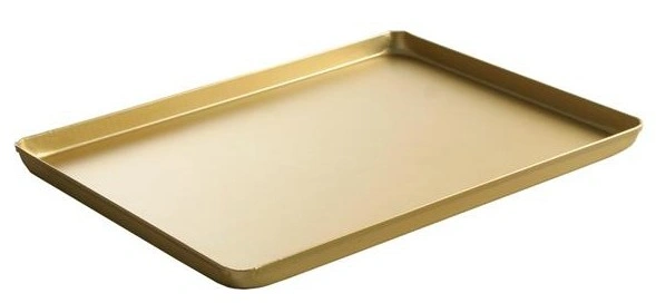 Taca ekspozycyjna 60 x 40 złota aluminiowa