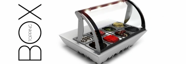 Witryna nadstawna chłodnicza Sayl Topping Box