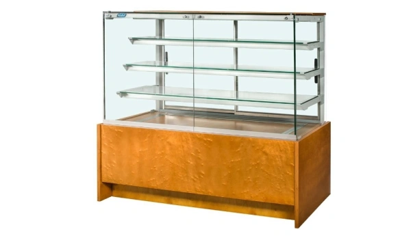 Chłodząca witryna cukiernicza, szklana z prostą szybą | COLD MALAGA C PN-w