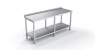Stół nierdzewny z półką - 50-280 cm
