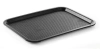 Taca z polipropylenu - FAST FOOD 350x450 czarna | Hendi 878859
