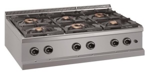 Kuchnia gazowa stołowa 6-palnikowa Hendi