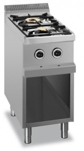 KUCHNIE GAZOWE NA PODSTAWIE Z TRZECH STRON ZAMKNIĘTEJ 2- palnikowa