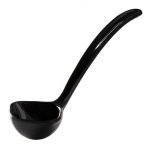 Chochla do sosów z melaminy czarny | Hendi 563649