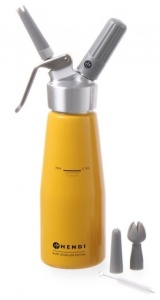 Syfon do bitej śmietany Kurt Scheller Edition żółty | Hendi 975855