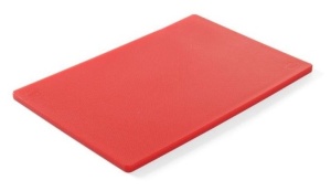 Deska do krojenia HACCP450x300czerwona do surowego mięsa | Hendi 825525