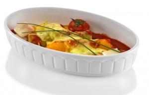 Rustica naczynie do zapiekania - owalne 340x205x(H)70 mm | Hendi 786345