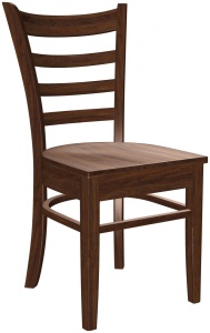 Krzesło drewniane brązowe | Go In Escada