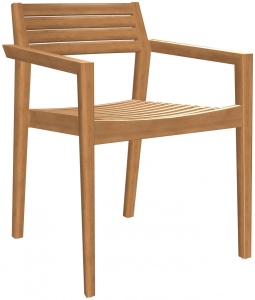 Krzesło drewniane tekowe VITUS Go In