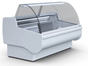 Lada chłodnicza z giętą szybą | IGLOO BASIA 2