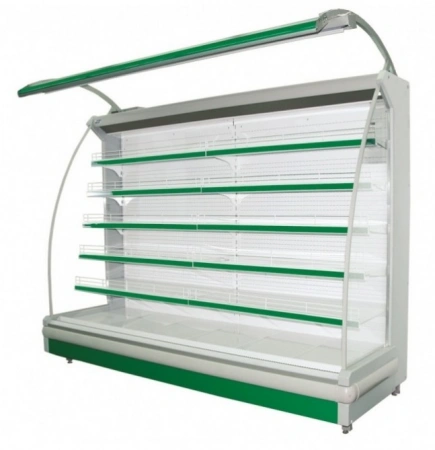 Otwarty regał chłodniczy, przeszklone boki, głębokość 950 mm | COLD MILANO R M