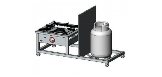 Taboret gastronomiczny gazowy TG-105.V