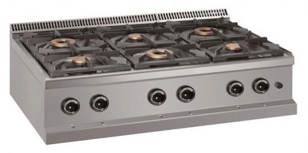 Kuchnia gazowa stołowa 6-palnikowa Hendi