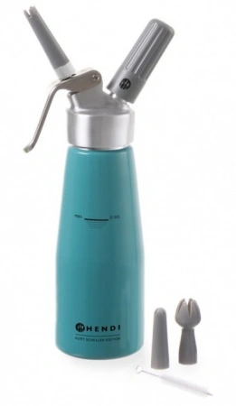 Syfon do bitej śmietany Kurt Scheller Edition turkusowy | Hendi 975893