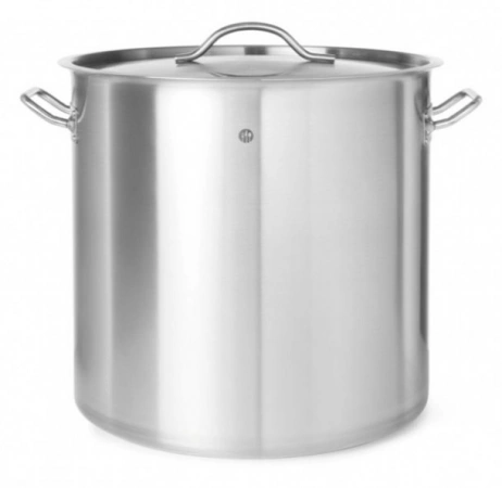 Garnek wysoki - z pokrywką Budget Line 37 l; śr. 360 x 360 h | Hendi 834404