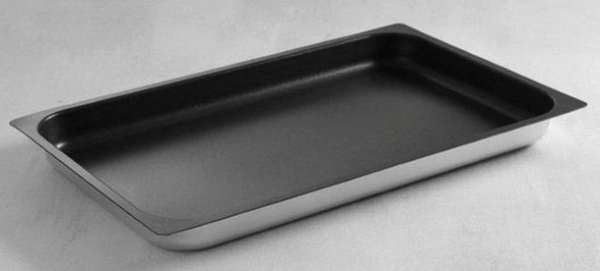 Pojemnik aluminiowy GN 1/1 z powłoką nieprzywierającą taca 40 | Hendi 805541