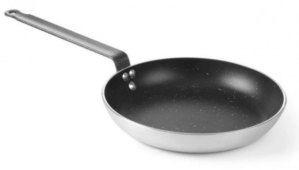 Patelnie aluminiowe z powłoką nieprzywierającą – „Marble Professional” śr. dna 200 mm | Hendi 627662