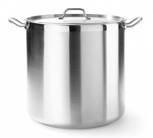 Garnek wysoki Profi Line z pokrywką, dno Sandwich 50 l; śr. 400 x 400 h | Hendi 832806