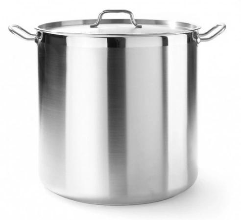 Garnek wysoki Profi Line z pokrywką, dno Sandwich 37 l; śr. 360 x 360 h | Hendi 832707