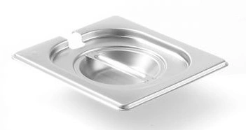 Pokrywka do GN Kitchen Line - z wycięciem na chochlę GN 1/6 | Hendi 806968