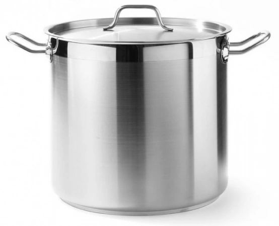 Garnek wysoki Profi Line z pokrywką, dno Sandwich 16 l; śr. 280 x 260 h | Hendi 832509